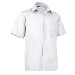 camisa OPORTO m/c, p/alg., 1 bolsillo - P3281#BLANCO