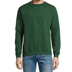 SUDADERA 50/50 AFELPADA 280 gr. - NEW SUPREME#VERDE BOTELLA